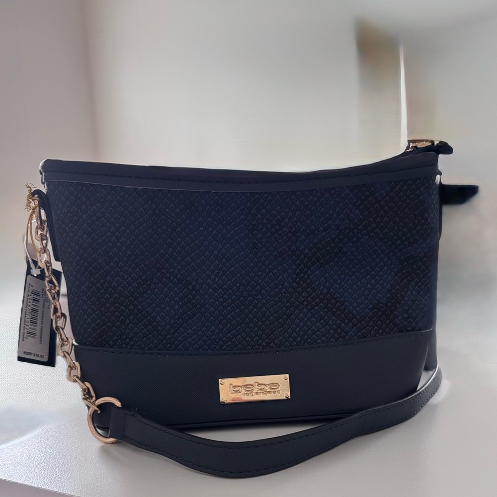Navy NWT bebe Crossbody Bag Purse